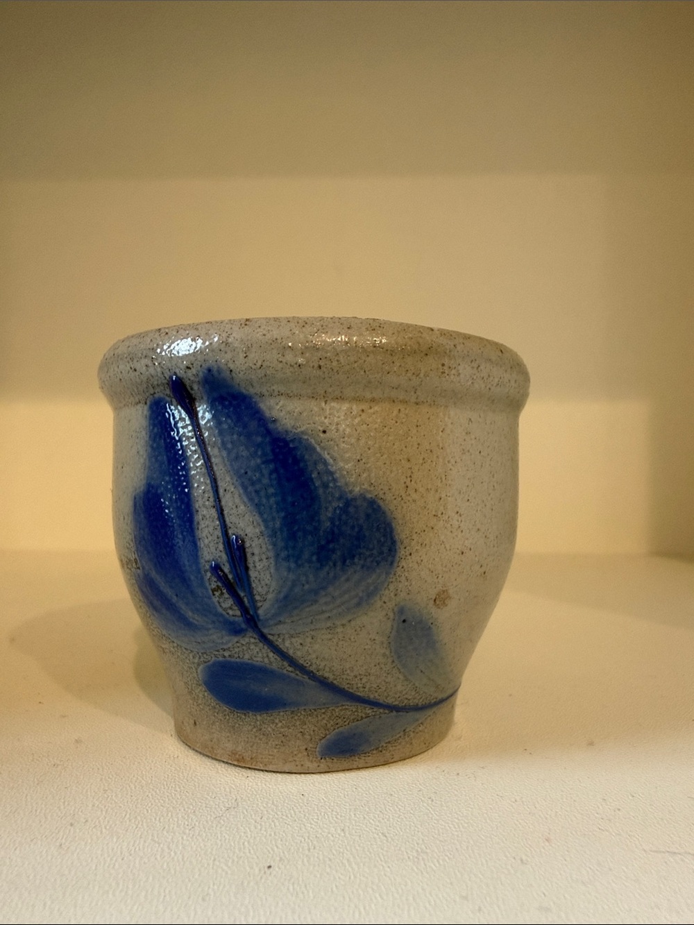 Salmon Falls Stoneware Vintage Floral Iris 1999